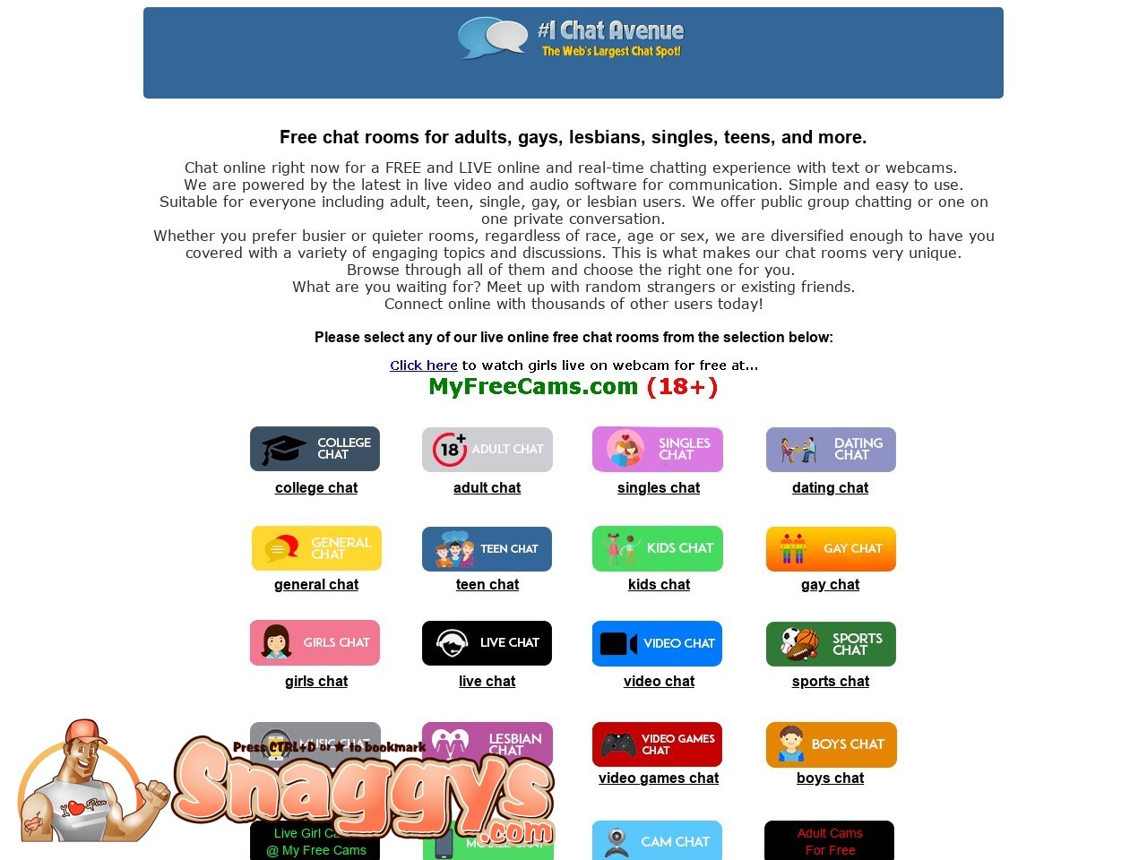 Chat-Avenue - Chat-Avenue.com - Snaggys Best Porn Sites