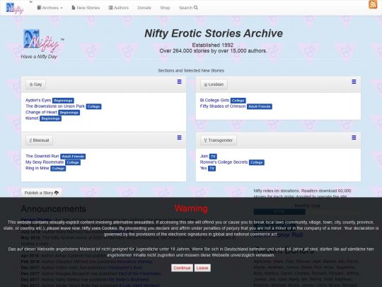 Nifty Erotic Sex Stories